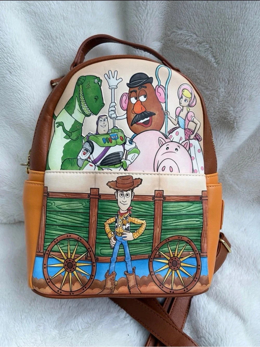 Pixar 25 Anniversary Toy Story Loungefly Backpack & Wallet Set